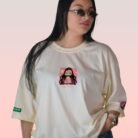 Camiseta color crudo de Nezuko Kamado – Kimetsu no Yaiba.